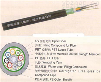 GYTS2-144芯松套层绞式光缆GYTS-光纤电缆