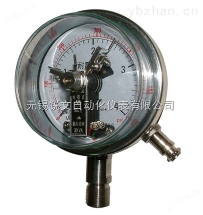 耐腐蚀耐振磁助电接点压力表YXC-102B-FZ
