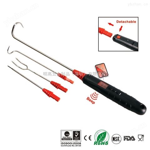 燒烤叉溫度計-高溫溫度計 燒烤叉溫度計